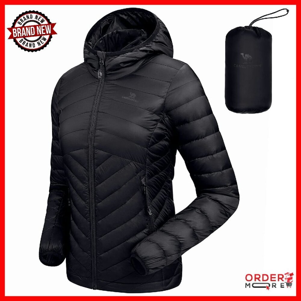 Lightweight Packable Down Jacket Insulated Puffer… - image 1